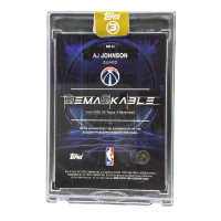 2026 Topps 3 Baskeball Aj Johnson Remarkable Auto #RM-AJ
Back