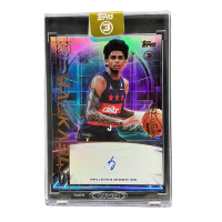 2026 Topps 3 Baskeball Aj Johnson Remarkable Auto #RM-AJ Front