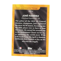 2026 Topps Series 1 Jose Ramirez 2025 All Topps Team Third Baseman #ATT-4
Back
