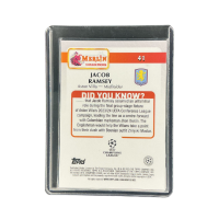 2025 Topps Merlin UEFA Jacob Ramsey #41
Backside