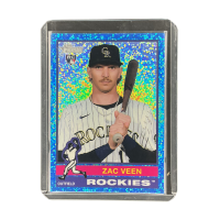 2025 Topps Heritage Zac Veen Rookies RC #557
Front