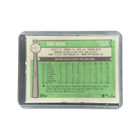 2025 Topps Heritage Zac Veen Rookies RC #557
Backside