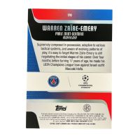 2026 Topps UEFA Club Competitions Desire Doue Paris #198 Back