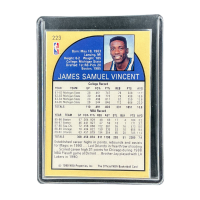 1990 NBA Hoops Sam Vincent #223 Back