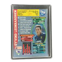 1996 Merlin's Premiergold Oyvind Leonhardsen #159 Back