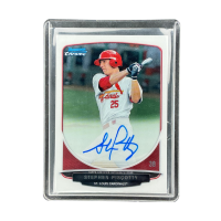 2013 Topps Chrome Bowman Stephen Piscotty 3B Auto #BCP-SP Front