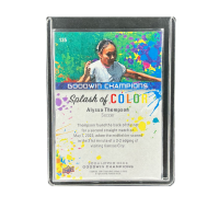 2024 Upper Deck Goodwin Champions Alyssa Thompson Soccer Splash Of Color #135 Back