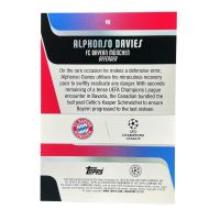 2025-26 Topps UEFA Club Competitions Alphonso Davies #90 Back