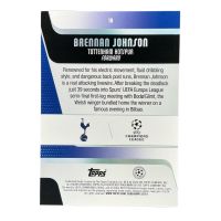 2025-26 Topps UEFA Club Competitions Brennan Johnson #18 Back