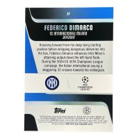 2025-26 Topps UEFA Club Competitions Federico Dimarco #37 Back