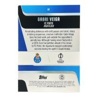 2025-26 Topps UEFA Club Competitions Gabri Veiga #87 Back