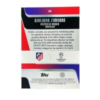 2025-26 Topps UEFA Club Competitions Giuliano Simeone #100 Back