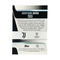 2025-26 Topps UEFA Club Competitions Jonathan David #17 Back