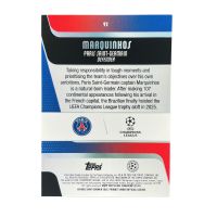 2025-26 Topps UEFA Club Competitions Marquinhos #92 Back