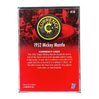 2025 Cardsmiths Currency Series 5 1952 Mickey Mantle #118 Back
