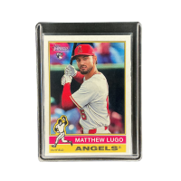2025 Topps Heritage Matthew Lugo RC Angels #546 Front