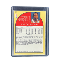 1990 NBA Hoops Chucky Brown RC #71
 Back