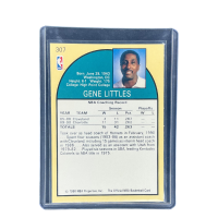 1990 NBA Hoops Gene Littles #307
 Back