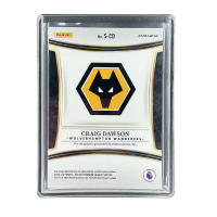2023-24 Panini Select Premier League Soccer Craig Dawson Auto #S-CD Back