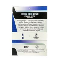 2025-26 Topps UEFA Club Competitions James Maddison #85 Back