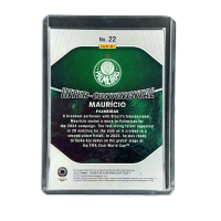 2025 Panini Prizm Fifa Club World Cup Mauricio Palmeiras RC Inter-Continental #22 Back
