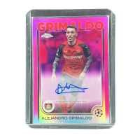2025 Topps Chrome UEFA Club Competitions Alejandro Grimaldo Auto 162/250 #CA-GR
 Front