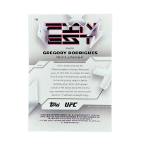 2025 Topps Finest UFC Gregory Rodrigues /10 #284 Back