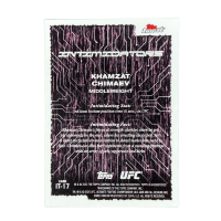 2025 Topps Finest UFC Khamzat Chimaev #IT-17 Back