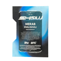 2025 Topps Finest UFC Merab Dvalishvili Show /75 #SS-13 Back