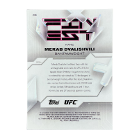 2025 Topps Finest UFC Merab Dvalishvili #219 Back