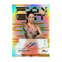 2025 Topps Finest UFC Norma Dumont /50 Auto #FA-NT Front