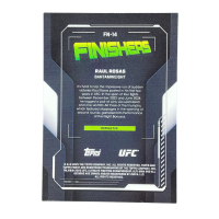 2025 Topps Finest UFC Raul Rosas Finishers #FN-14 Back