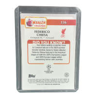 2025 Topps Merlin Federico Chiesa #136
 Back