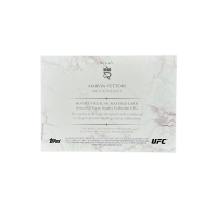2025 Topps Royalty UFC Marvin Vettori Royalty Relic Signatures /25 Auto Fighter-Worn Memorabilia #RYR-MV Back