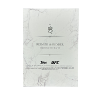 2025 Topps Royalty UFC Reinier de Ridder /35 #84 Back