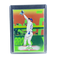 2025 Topps Stadium Club Baseball Adolis Garia Lime Green Parallel #106
 Front