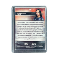 2025 Topps Stadium Club UFC Casey O'Neill /99 #63 Back