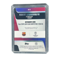 2026 Topps Club Competitions Robert Lewandowski Auto 14/25 #BA-RL
 Back