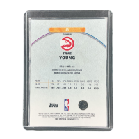 2026 Topps Finest Basketball Trae Young Oil Spill Refractor #45
 Back