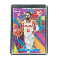 2026 Topps Finest Basketball Trae Young Oil Spill Refractor #45
 Front
