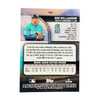 2025 Topps Stadium Club Baseball Ben Williamson #163
Back