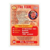 1997 Futera Fan Selection Manchester United The Team Alex Ferguson #35
Back