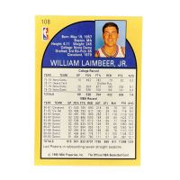 1990 NBA Hoops Bill Laimbeer #108 Back