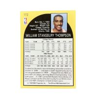 1990 NBA Hoops Billy Thompson #172 Back