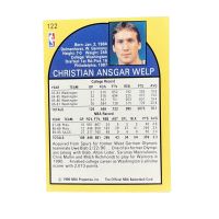 1990 NBA Hoops Christian Welp #122 Back