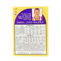 1990 NBA Hoops Dan Majerle #239 Back