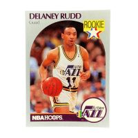 1990 NBA Hoops Delaney Rudd RC #293 Front