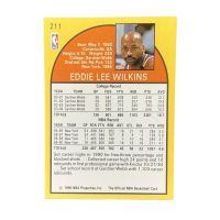 1990 NBA Hoops Eddie Lee Wilkins #211 Back