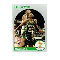 1990 NBA Hoops Jeff Grayer #174 Front