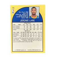 1990 NBA Hoops Jerome Lane #96 Back